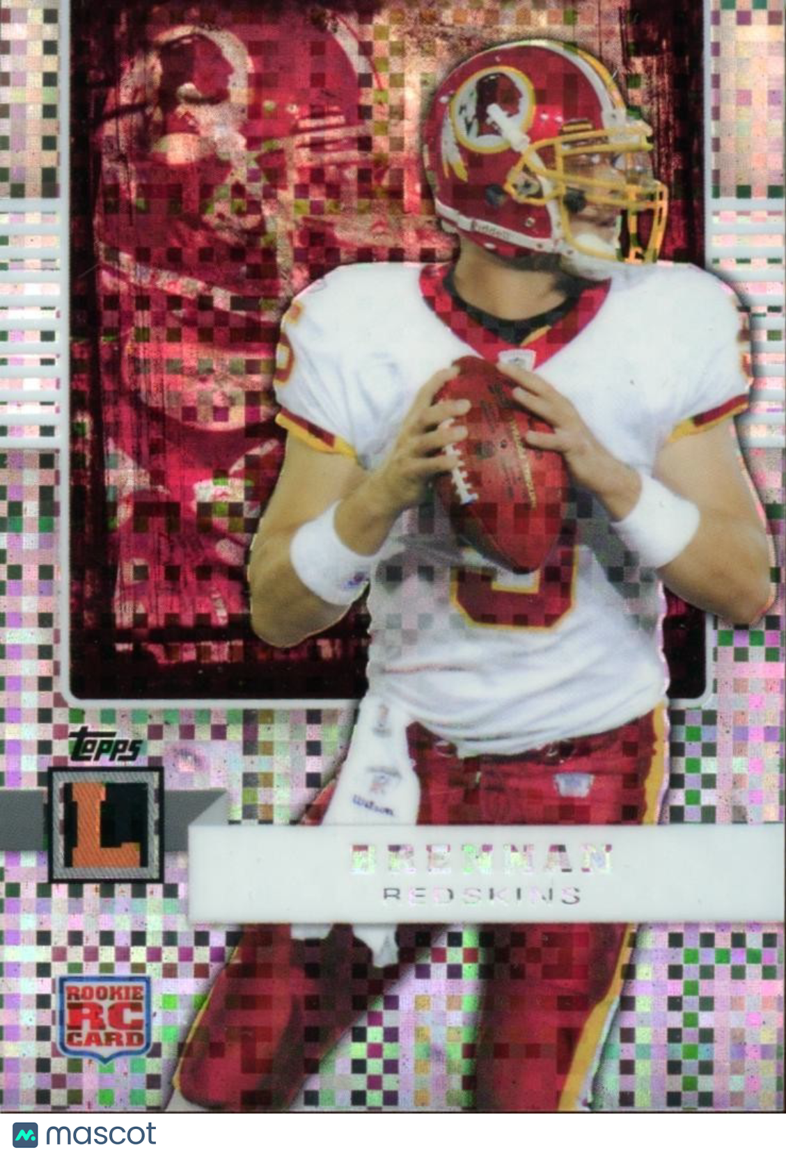 Colt Brennan 2008 Topps Letterman XFractor Rookie SSP Hawaii Redskins 22/25