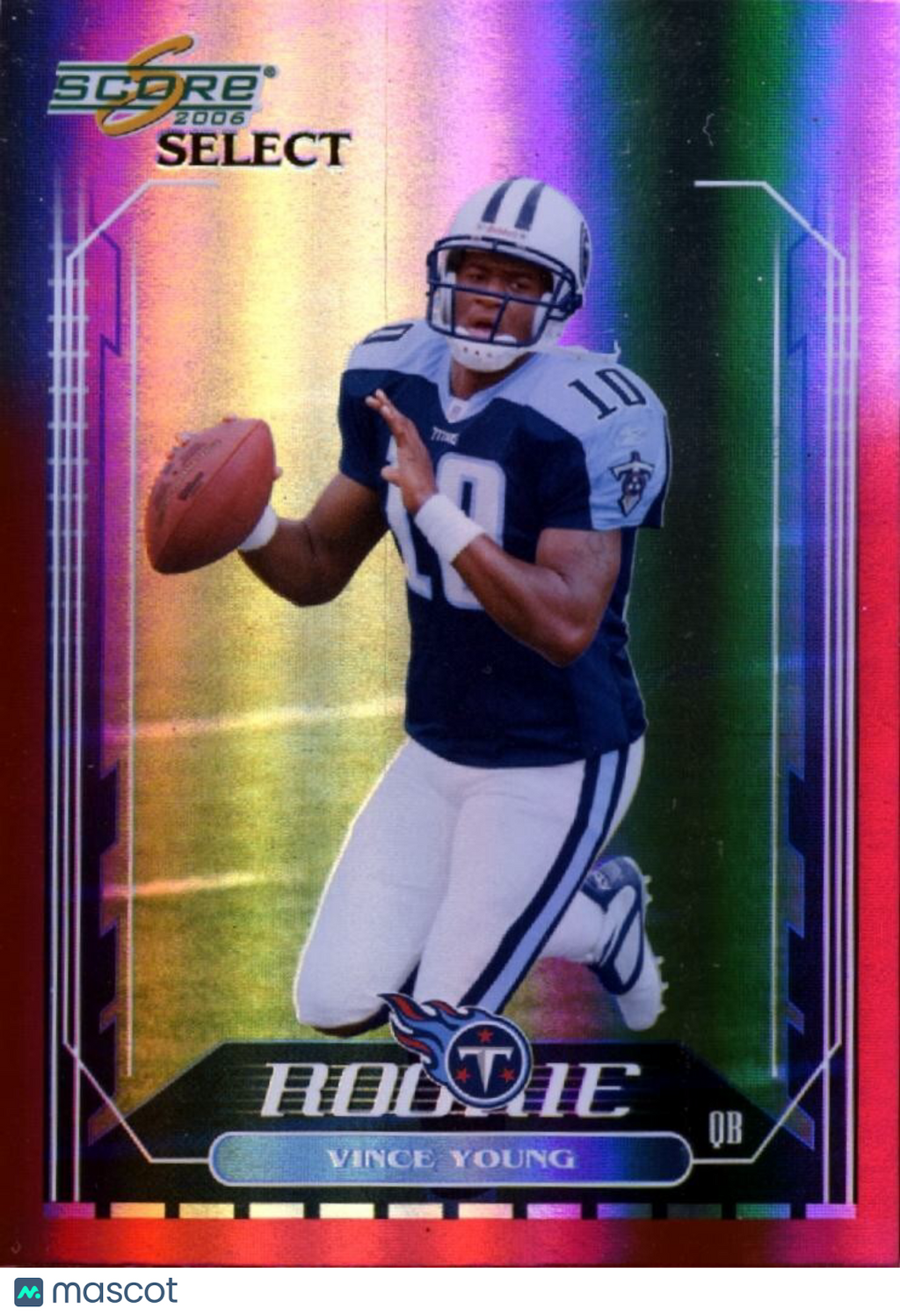 Vince Young 2006 Score Select Red SSP Rookie RC Tennessee Titans Longhorns 7/25