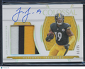 Juju Smith-Schuster 2021 National Treasures Auto Autograph Patch Steelers 3/25