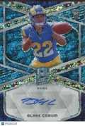 Blake Corum 2024 Spectra Blue Auto Autograph RC Rookie Los Angeles Rams 20/50