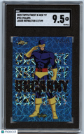 Cyclops 2025 Topps Finest X-Men Uncanny Shortprint Laser Refractor /199 SGC 9.5