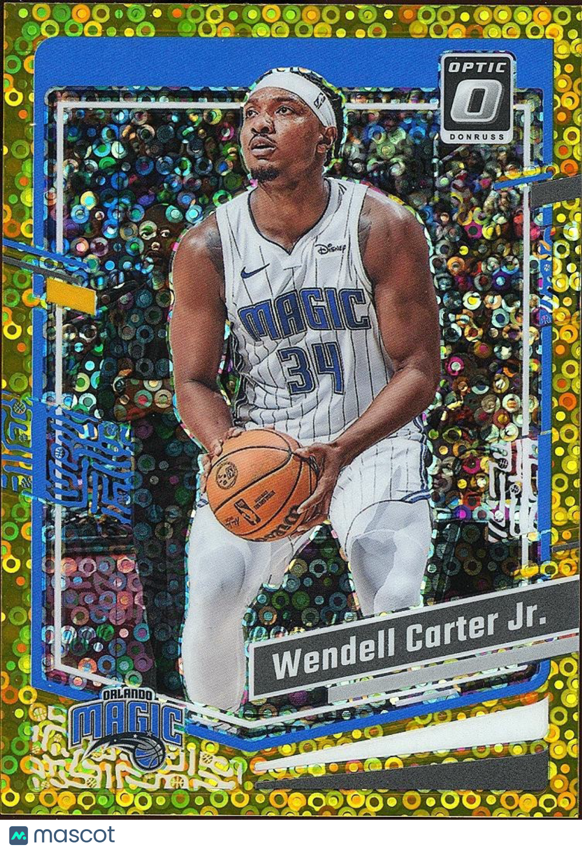 Wendell Carter Jr. 2023-24 Optic Fastbreak GOLD Prizm SSP Orlando Magic 1/10 #89