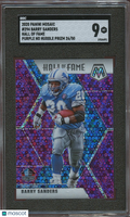 Barry Sanders 2020 Mosaic Purple No Huddle Disco Prizm Lions 26/50 SGC 9