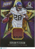 Adrian Peterson 2016 Panini Day Game Used Football Pro Bowl Vikings 24/25
