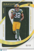Marshawn Lloyd 2024 Immaculate Nike Swoosh Patch RC Green Bay Packers 2/10