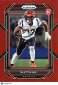 Daxton Hill 2022 Prizm Retail Red Prizm Shortprint SSP Rookie RC Bengals #379