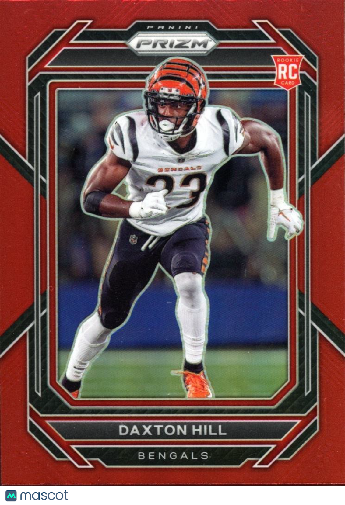 Daxton Hill 2022 Prizm Retail Red Prizm Shortprint SSP Rookie RC Bengals #379