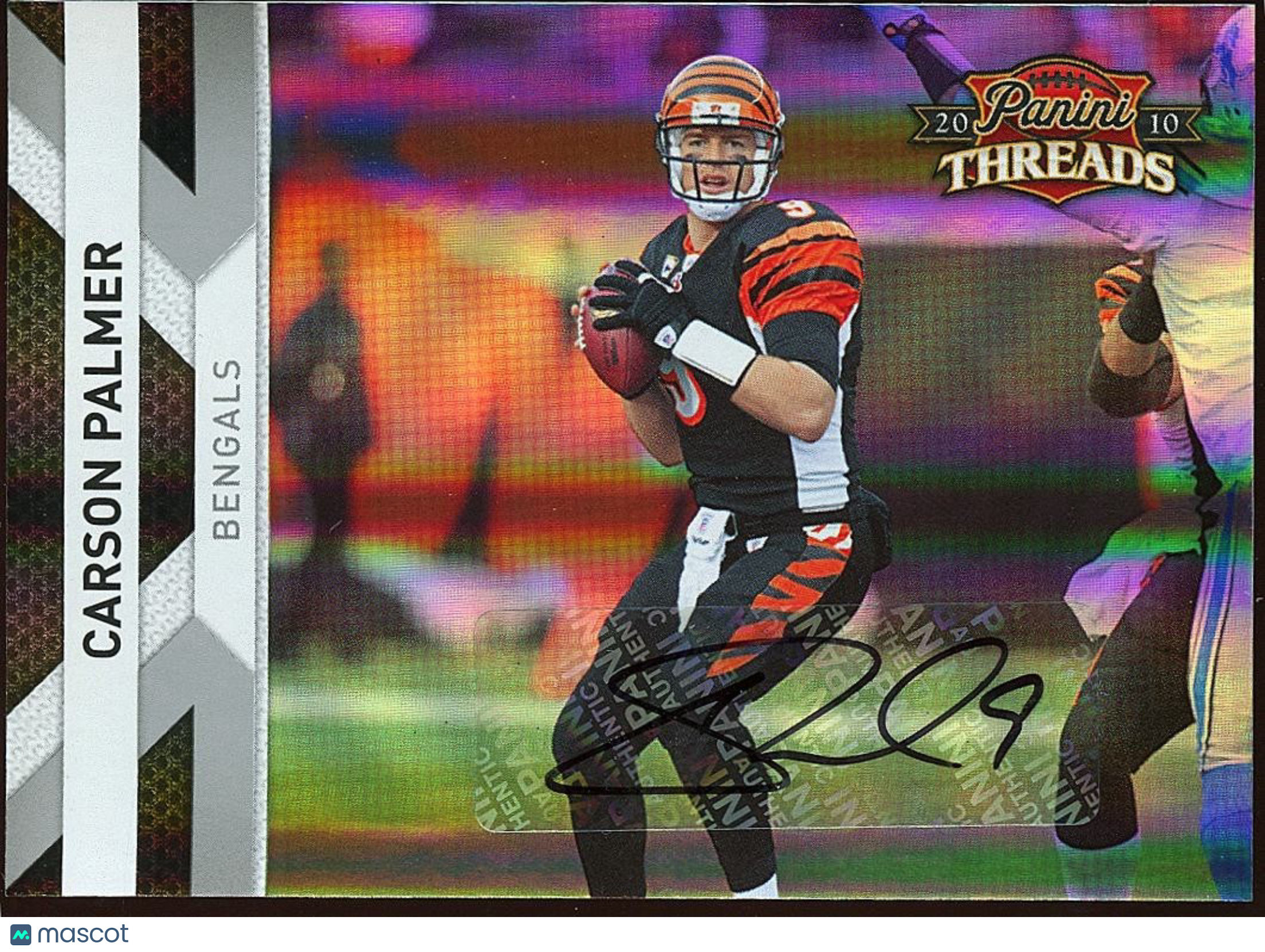 Carson Palmer 2010 Panini Threads Auto Autograph SSP Cincinnati Bengals 8/10