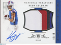 Keon Coleman 2024 National Treasures Auto Autograph Patch RC Buffalo Bills 83/99