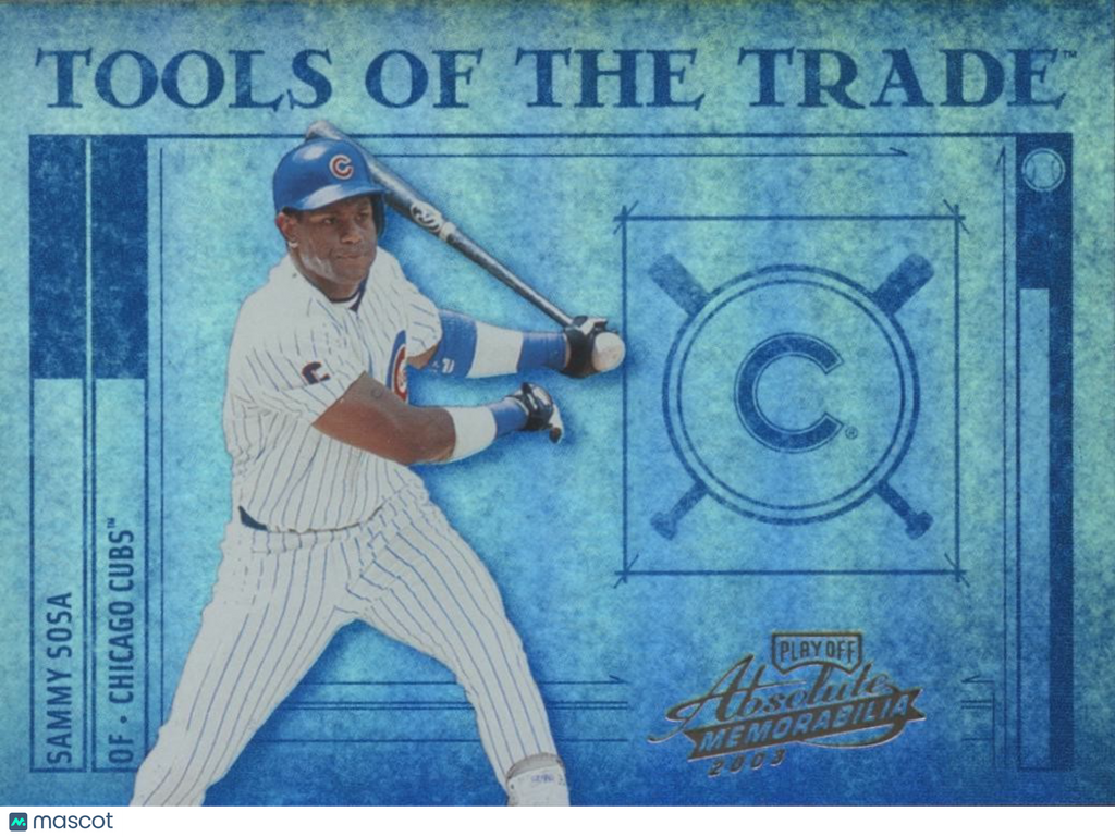 Sammy Sosa 2003 Absolute Tools Of The Trade Holo Chicago Cubs 98/100