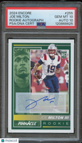 Joe Milton 2024 Encore Auto Autograph RC Rookie NE Patriots Cowboys PSA 10 10