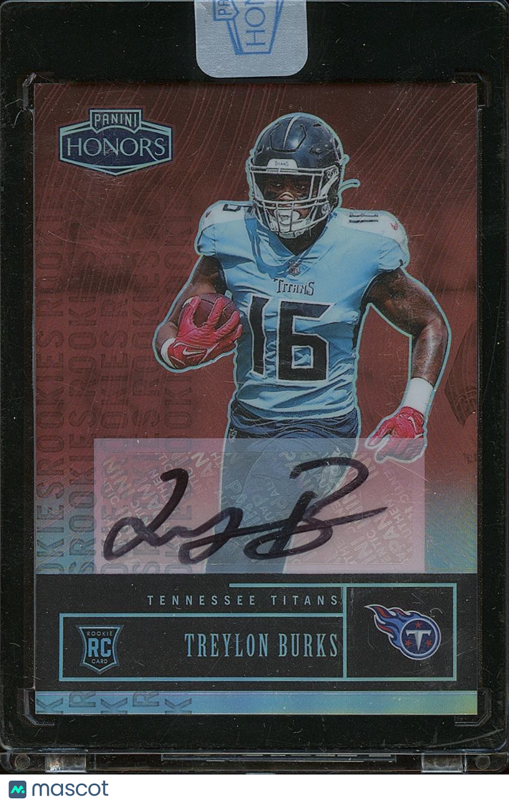 Treylon Burks 2022 Honors Auto Autograph SSP RC Rookie Tennessee Titans 2/5
