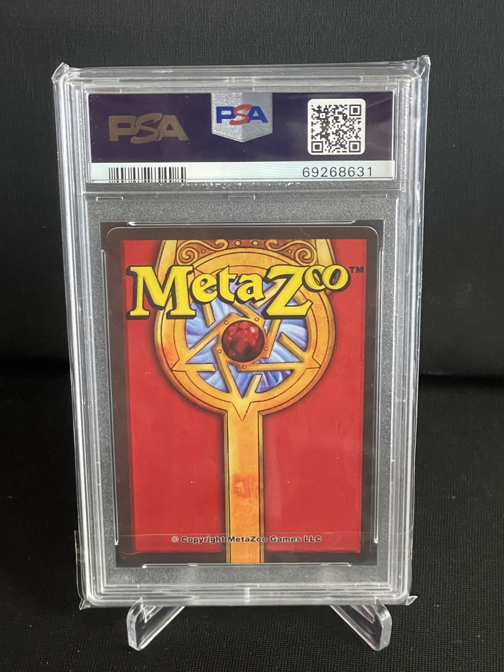 PSA 9 MetaZoo CCG Cryptid Busters UFO: First Edition 026/165 Holo