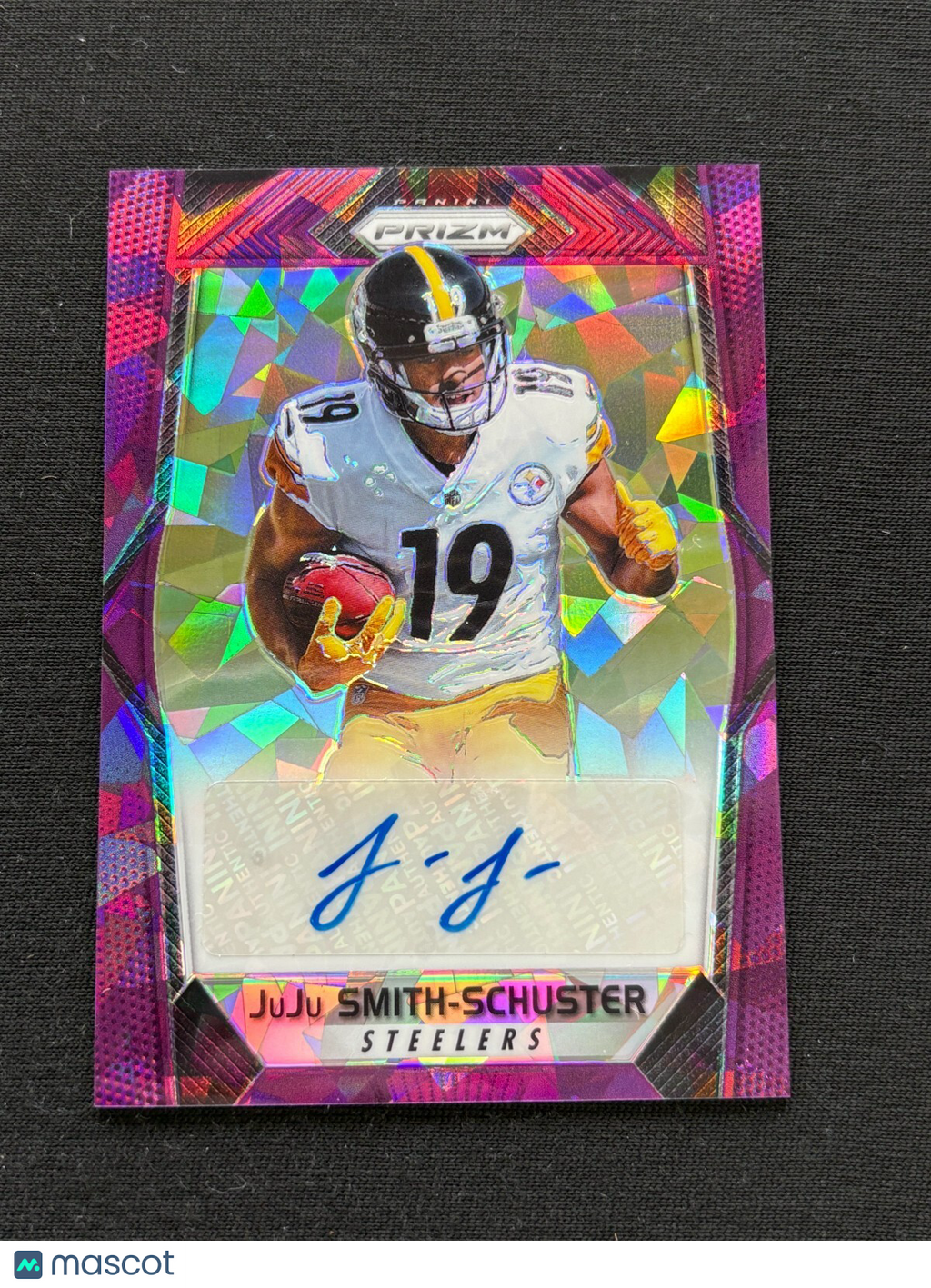 Juju Smith-Schuster 2017 Prizm Auto Autograph Purple Ice Rookie RC Steelers 1/75