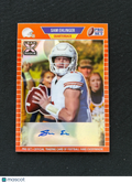 Sam Ehlinger 2021  Pro Set Orange Auto Autograph JERSEY # Texas Longhorns 11/15