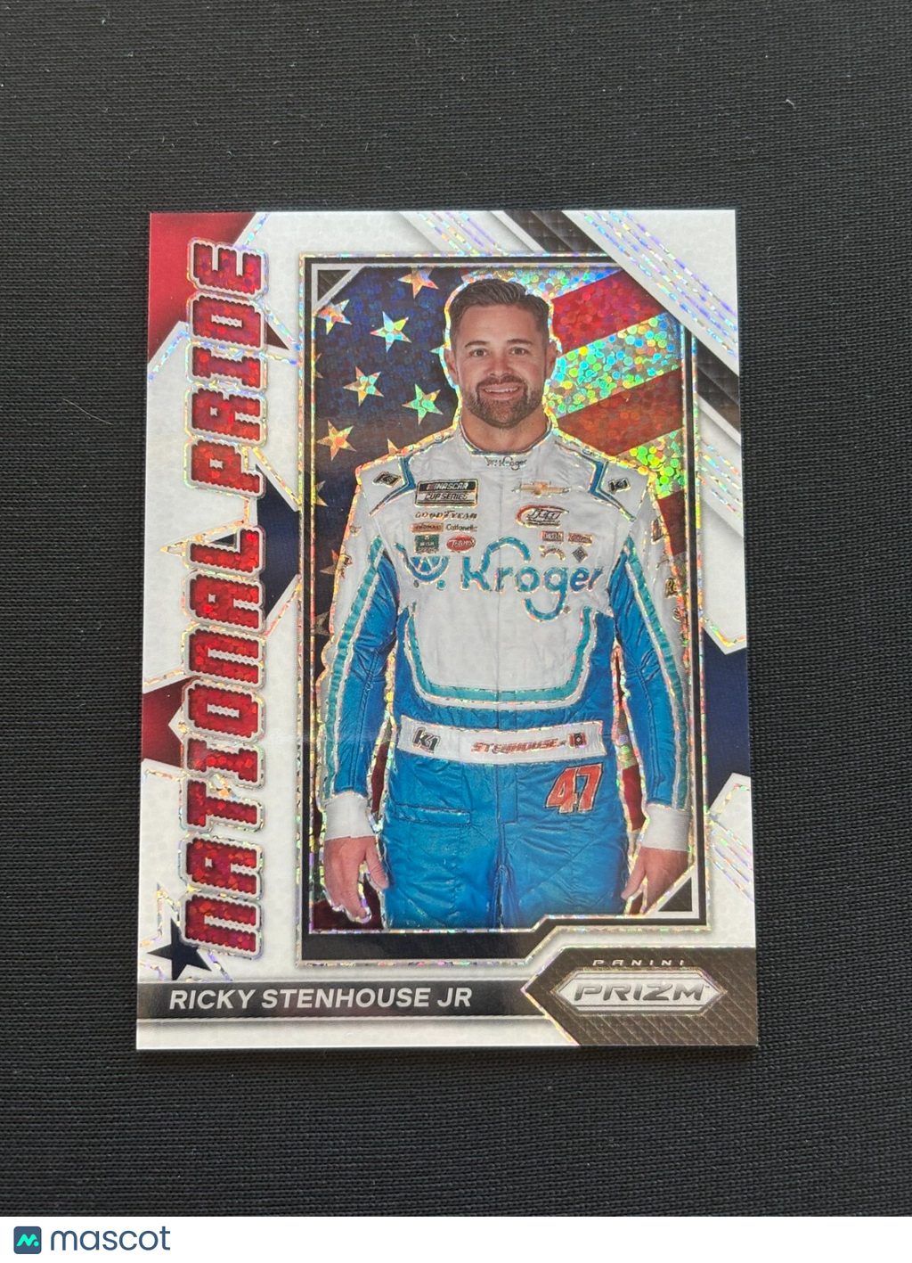 Ricky Stenhouse Jr 2023 Prizm National Pride White Sparkle Shortprint SSP NASCAR