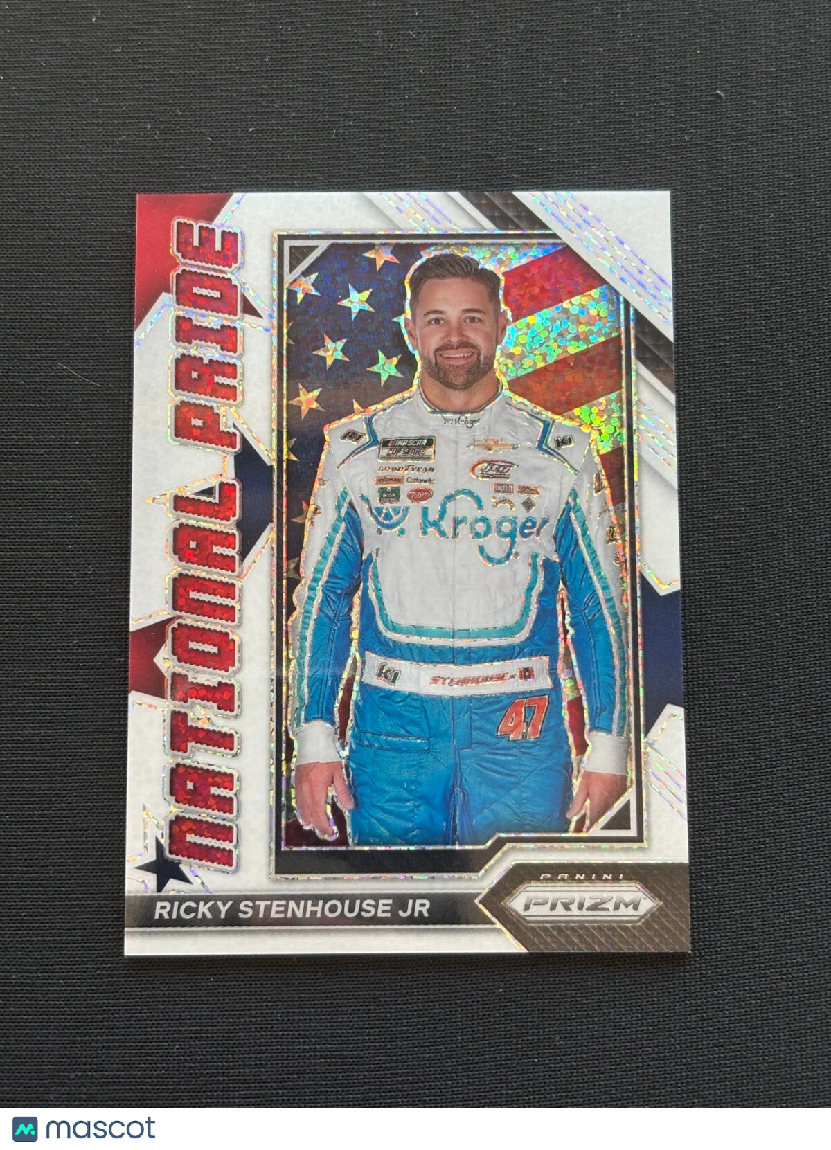 Ricky Stenhouse Jr 2023 Prizm National Pride White Sparkle Shortprint SSP NASCAR
