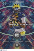 Bryce Underwood 2025 Bowman Chrome Physical Education SSP CASE HIT RC Michigan