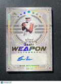 Sam Ehlinger 2021 Leaf Ultimate Gold Auto Autograph RC Texas Longhorns 10/10