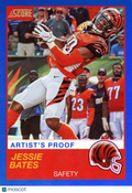 Jessie Bates 2019 Score Artist's Proof Blue SSP Cincinnati Bengals 13/35