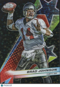 Brad Johnson 2024 Topps Chrome Cosmic Black Refractor SSP Buccaneers 10/10