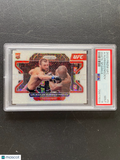 Abukar Nurmagomedov 2022 Prizm White Sparkle SSP Rookie RC #5 UFC MMA PSA 9