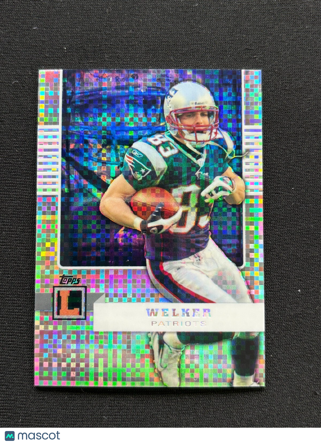 Wes Welker 2008 Topps Lettermen XFractor SSP New England Patriots 21/25