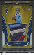Cam Ward 2025 Phoenix LOGO Patch GOLD Prizm RC Tennessee Titans 2/10
