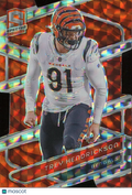 Trey Hendrickson 2024 Spectra Neon Orange Prizm Die-Cut Cincinnati Bengals 11/15