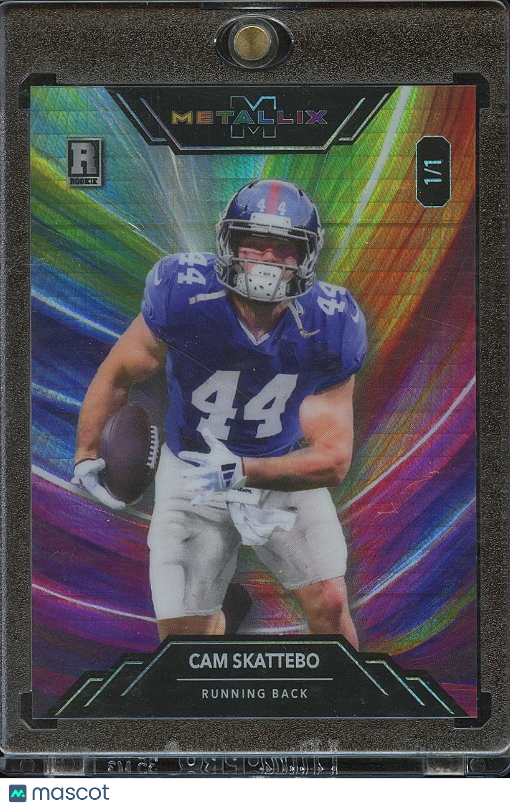 Cam Skattebo 2025 Wild Card Metallix Rookie RC New York Giants 1/1