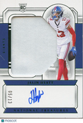 Jalin Hyatt 2023 National Treasures Auto Autograph Patch RC New York Giants 5/13