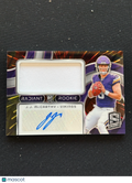 JJ Mccarthy 2024 Spectra Auto Autograph Patch Jersey RC Minnesota Vikings 39/60