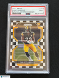 Najee Harris 2021 Prizm Black & White Checker Prizm SSP Rookie RC Steelers PSA 9