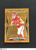 Travis Kelce 2024 Obsidian GOLD Prizm SSP Kansas City Chiefs 6/10 #95