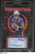Joe Milton III 2024 Panini One Auto Autograph RC New England Patriots 27/99