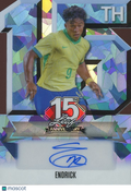 Endrick 2025 Leaf Anniversary Auto Autograph Blue Ice Die-Cut Brazil 1/1