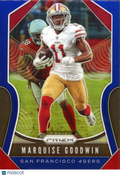 Marquise Goodwin 2019 Prizm Retail Blue SSP Shortprint San Francisco 49ers Texas