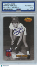 Marge Wenzell 1994 Women of Baseball On Card Auto Autograph PSA DNA