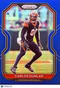 Carlos Dunlap 2020 Prizm Retail Blue Prizm Shortprint SSP Cincinnati Bengals #53