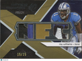 Roy Williams 2008 SPx Game Worn Nameplate Patch Detroit Lions Longhorns 15/25