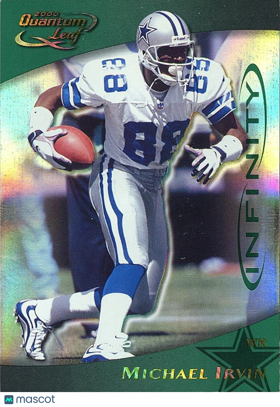 Michael Irvin 2000 Quantum Leaf Infinity Green Dallas Cowboys 73/100 #70