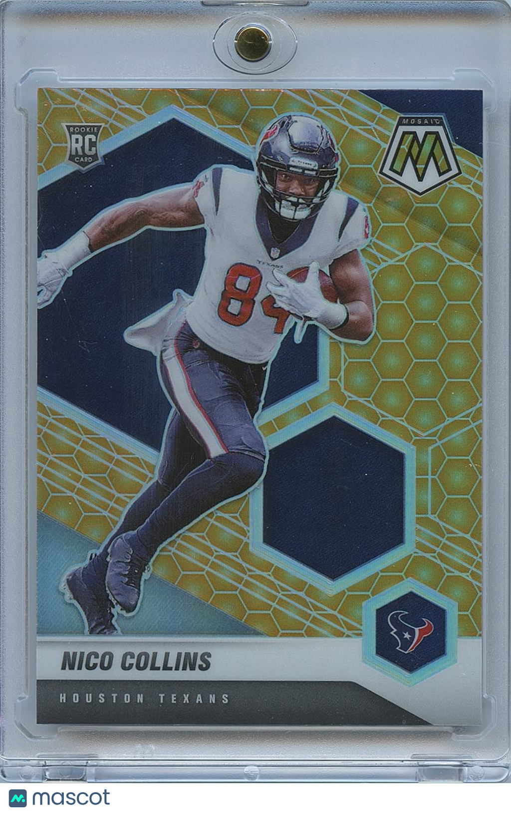 Nico Collins 2021 Mosaic HONEYCOMB Prizm SSP Rookie RC Houston Texans