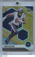 Nico Collins 2021 Mosaic HONEYCOMB Prizm SSP Rookie RC Houston Texans