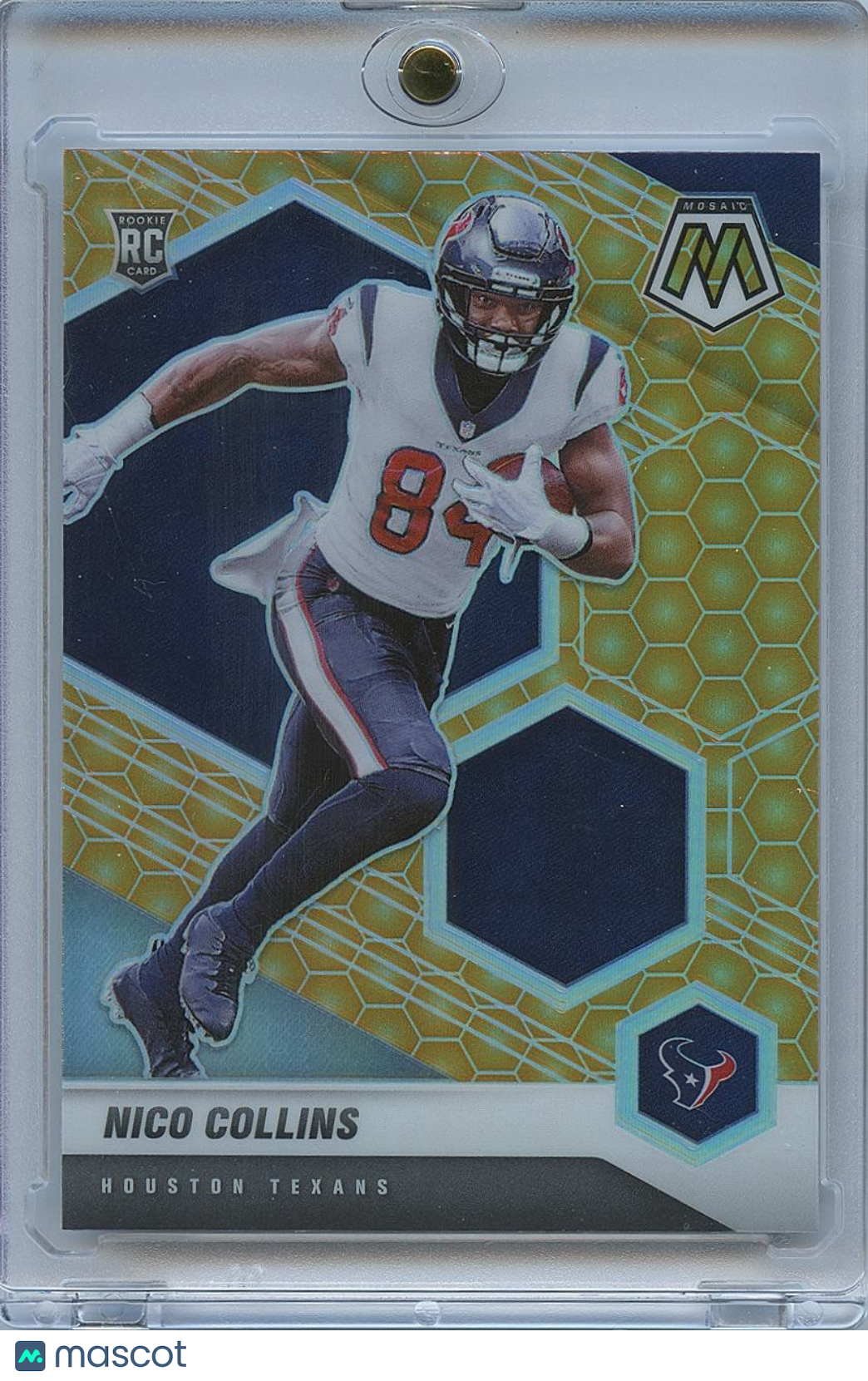 Nico Collins 2021 Mosaic HONEYCOMB Prizm SSP Rookie RC Houston Texans