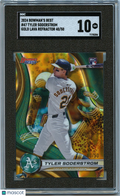 Tyler Soderstrom 2024 Bowman's Best GOLD Refractor RC Rookie A's 40/50 SGC 10
