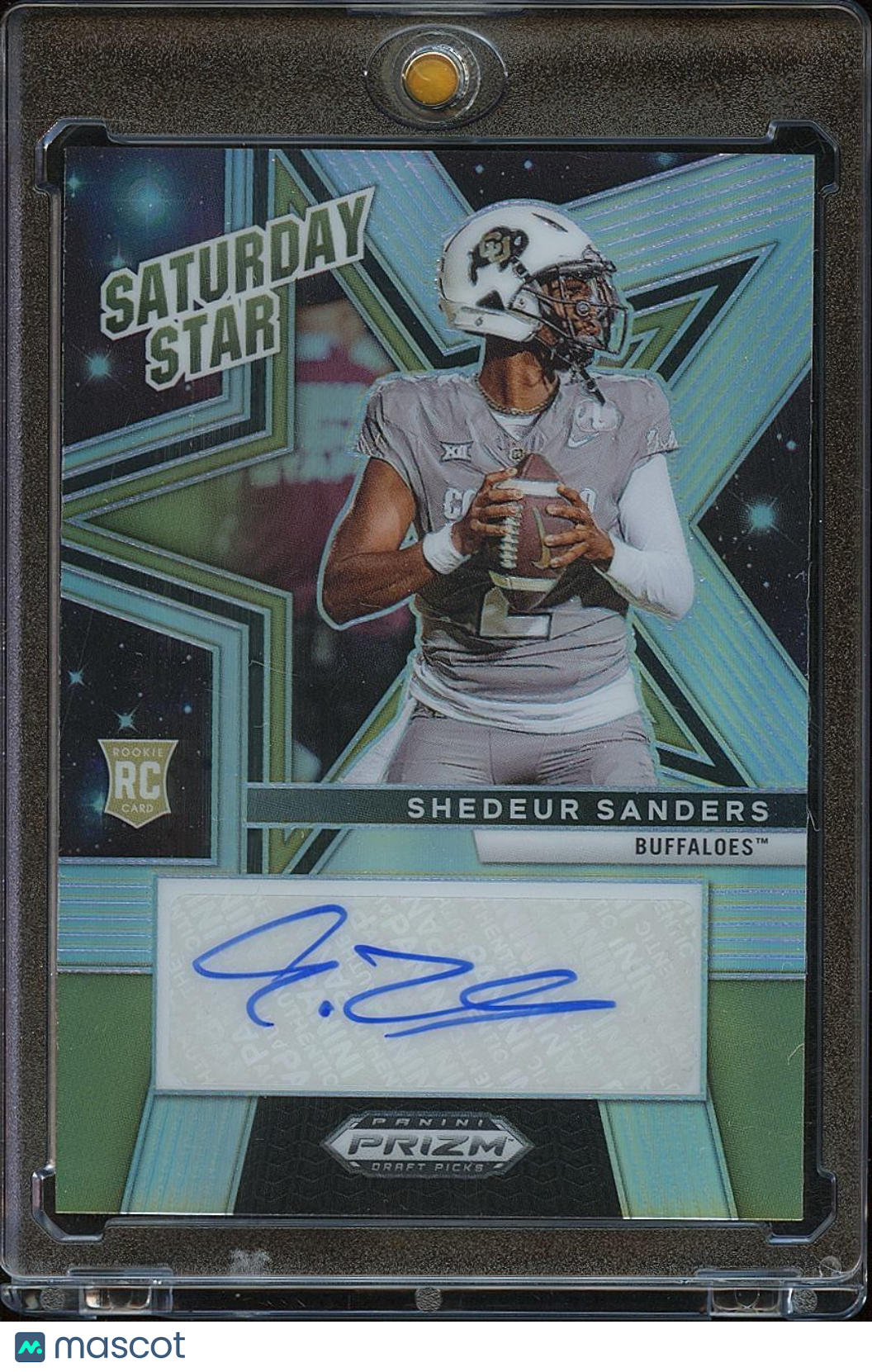 Shedeur Sanders 2025 Prizm Draft Auto Autograph RC Rookie Colorado Buffalo