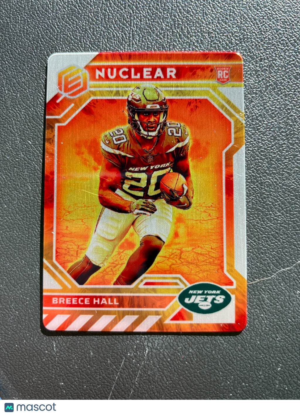 Breece Hall 2022 Elements Nuclear SSP CASE HIT Rookie RC New York Jets
