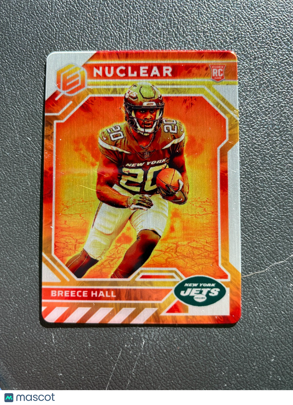 Breece Hall 2022 Elements Nuclear SSP CASE HIT Rookie RC New York Jets