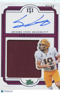 Sam Leavitt 2025 National Treasures Auto Autograph Patch RC Arizona State 47/49