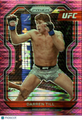 Darren Till 2021 Prizm UFC Pink Pulsar Prizm MMA SSP 8/42 #80